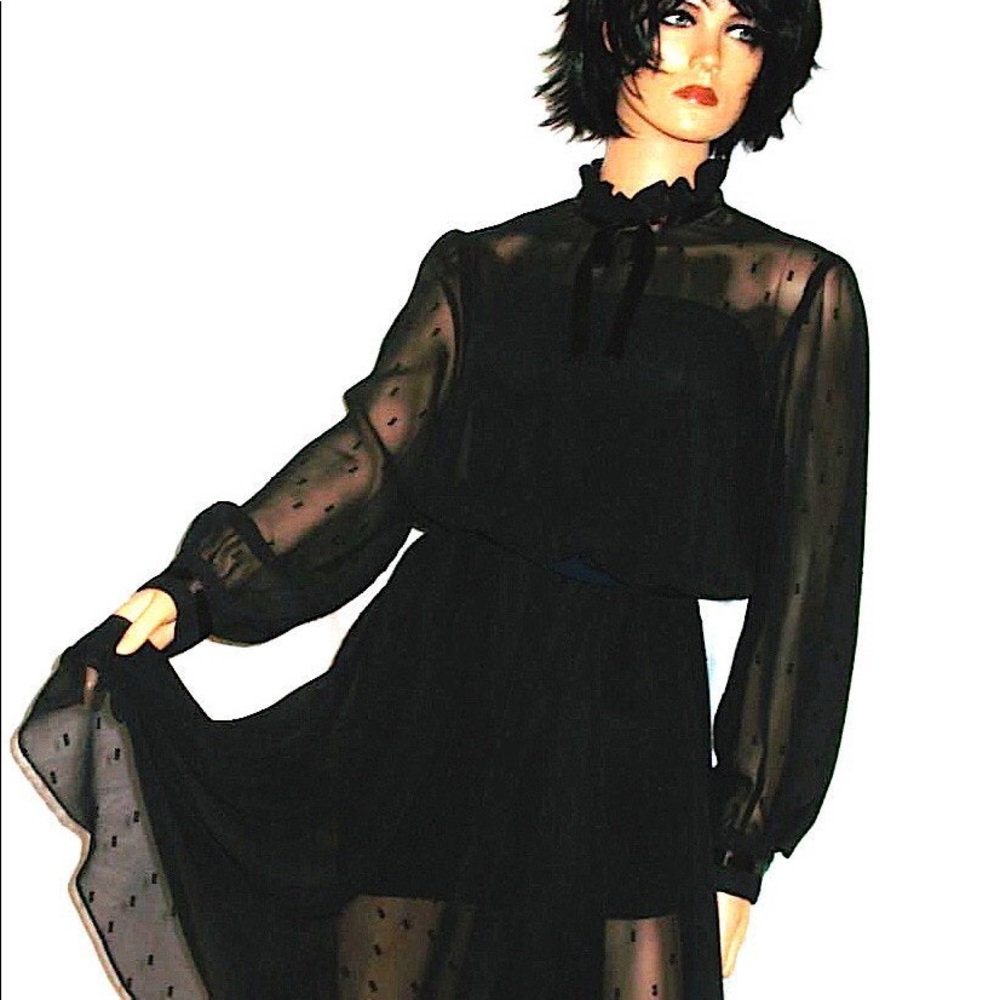 Deadstock 60s NEIMAN MARCUS with Tags Sheer dress